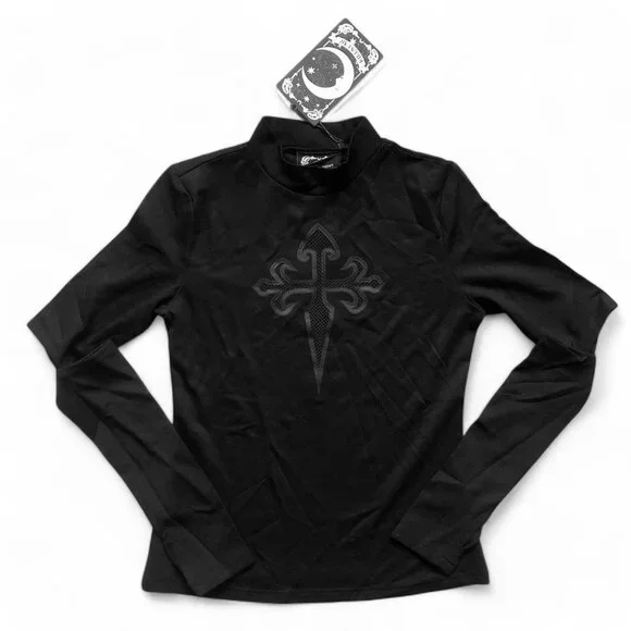 Killstar Laverna Cross Long-Sleeve - Picture 6 of 8